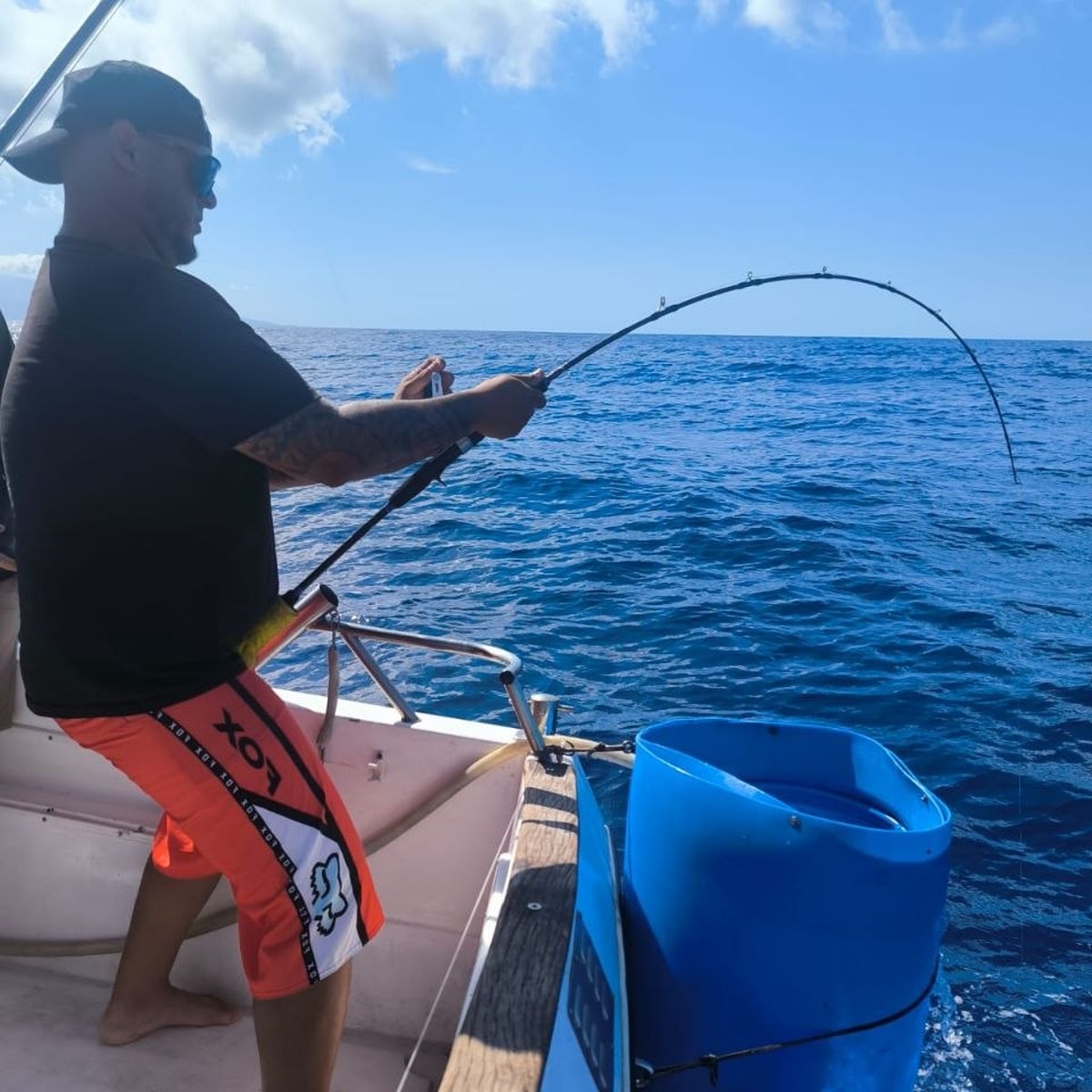 Instant de pêche au gros à La Réunion avec Sindbad