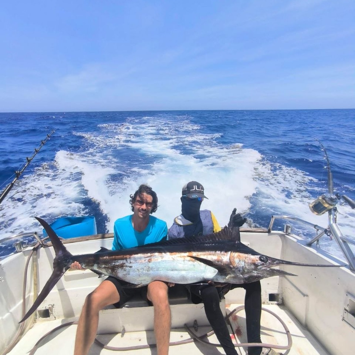 Capitaine professionnel de pêche à La Réunion à bord de Sindbad